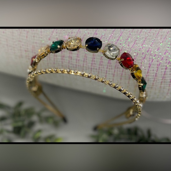unbranded Accessories - Multicolor Gemstone Hairband